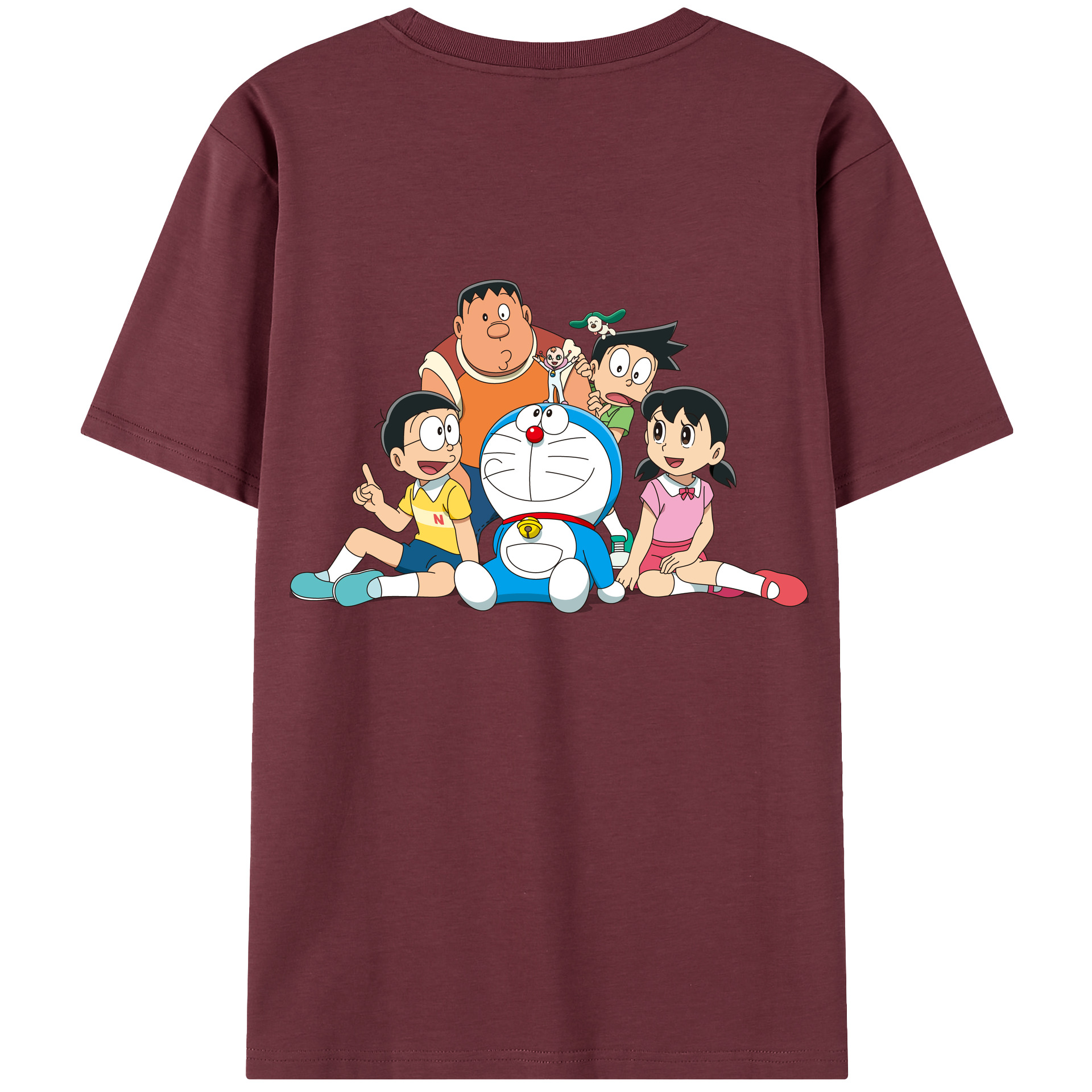 （画像用） ドラえもん Doraemon 綿100％半袖Tシャツ（背面プリント）